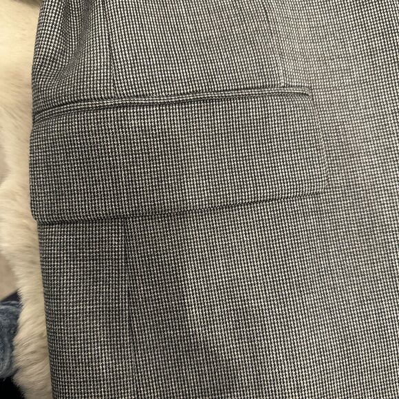 Oscar De La Renta 46R Grey 100% Wool Tweed 2Btn Blazer Jacket Sport Coat EUC - Picture 4 of 10